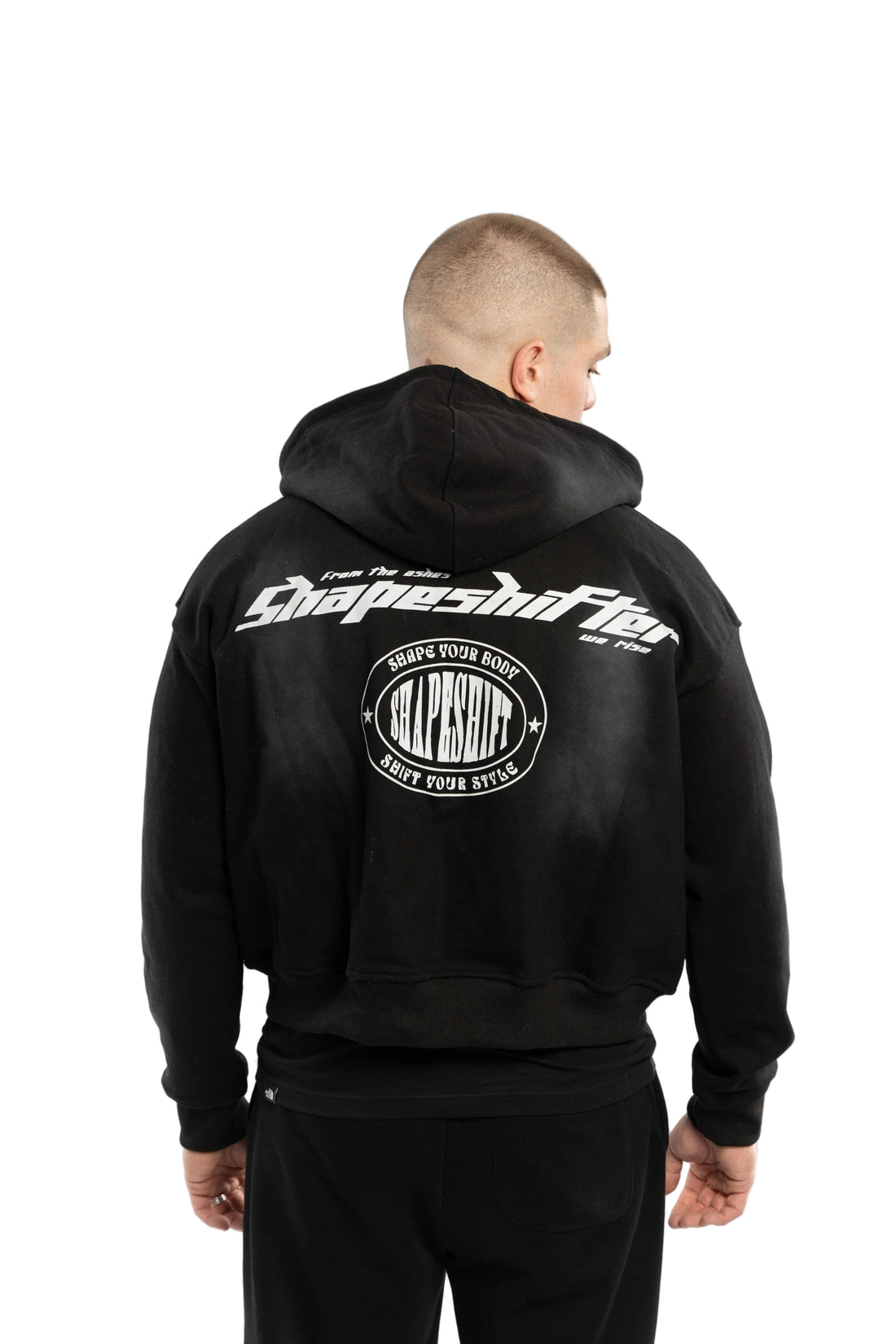 Zip-Up Oversize Cropped